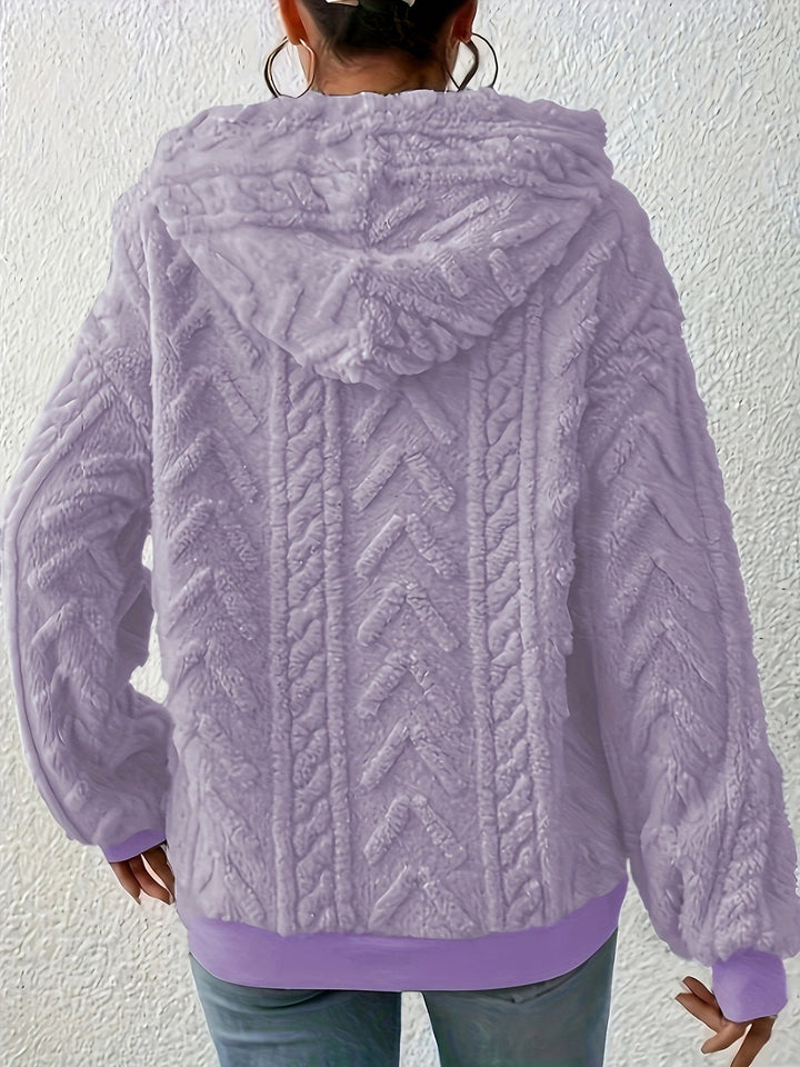 Andrine - Manga Larga Con Capucha Chaqueta