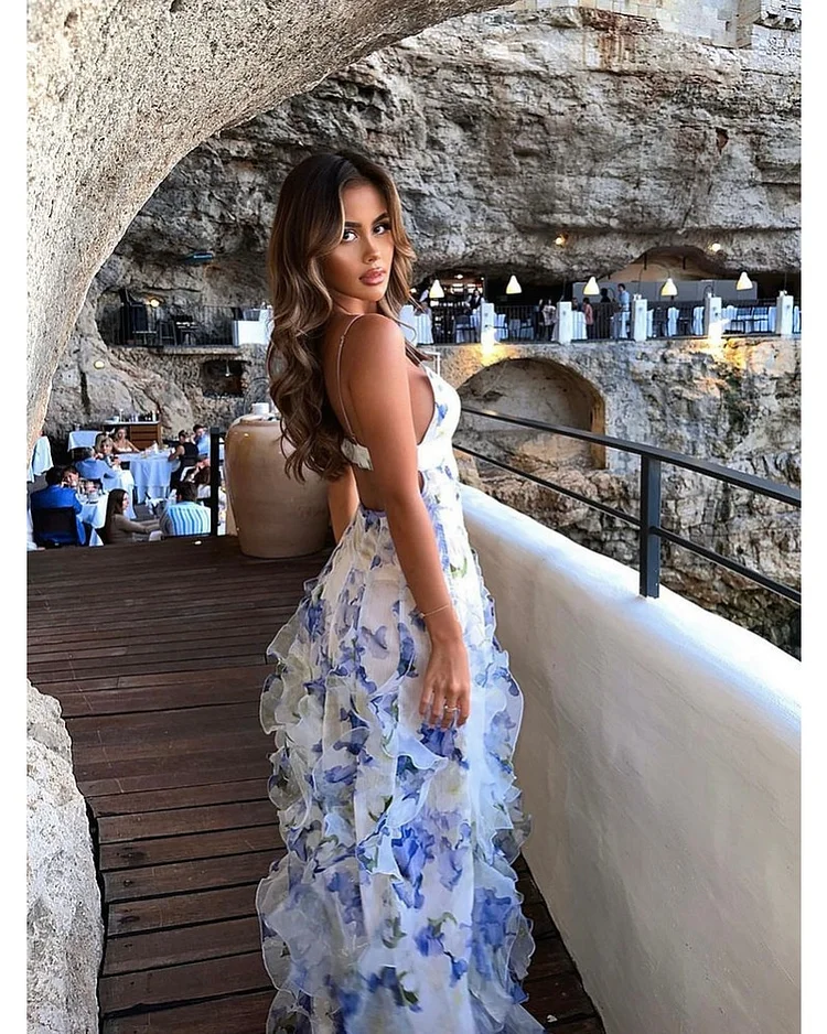 Mikayla - Elegante Vestido Con Volantes