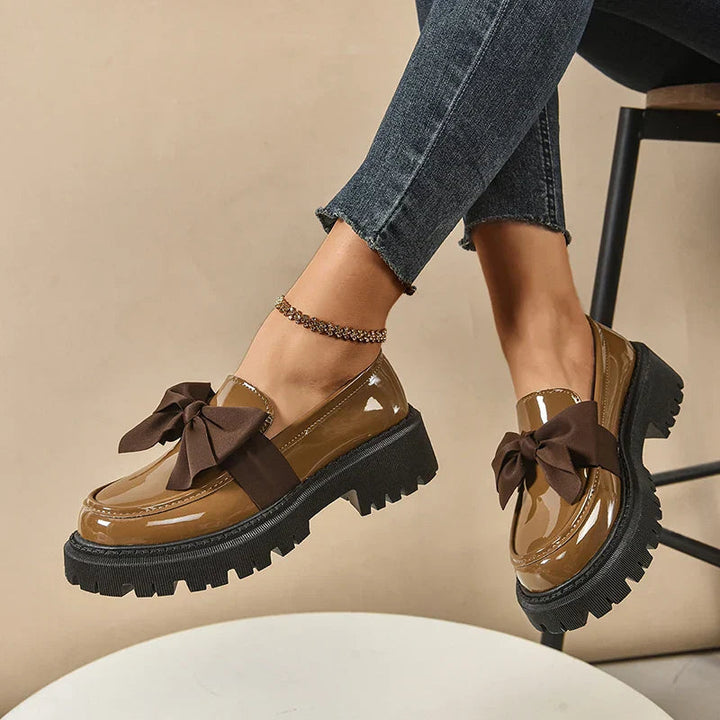 Batya - Elegantes Zapatos Antideslizantes Con Lazo