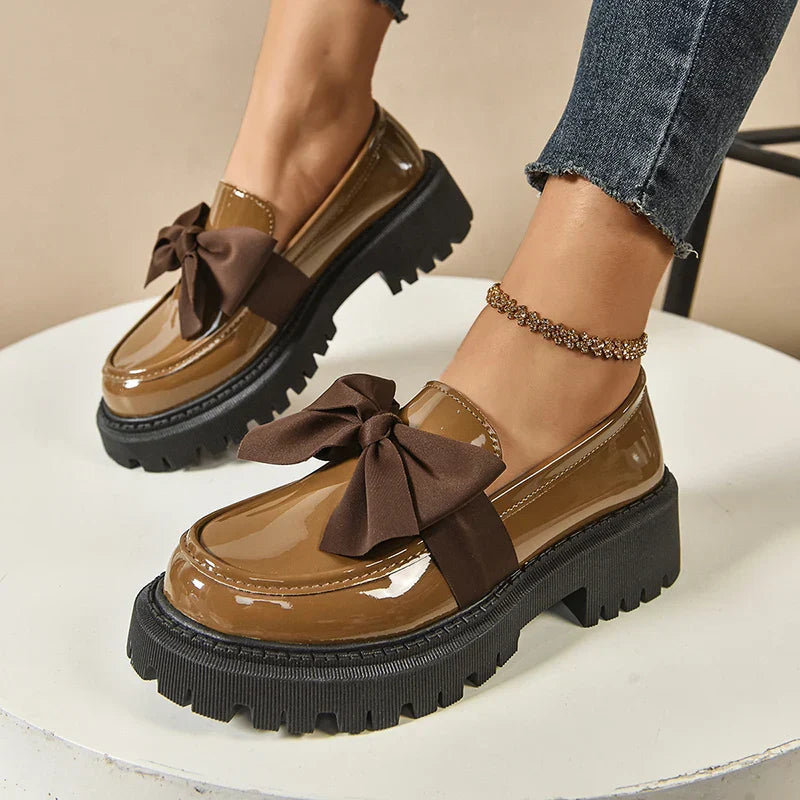 Batya - Elegantes Zapatos Antideslizantes Con Lazo