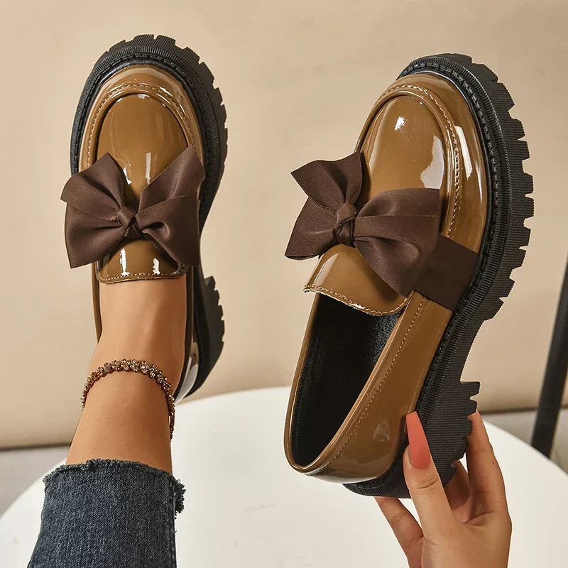 Batya - Elegantes Zapatos Antideslizantes Con Lazo