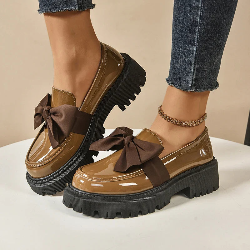 Batya - Elegantes Zapatos Antideslizantes Con Lazo