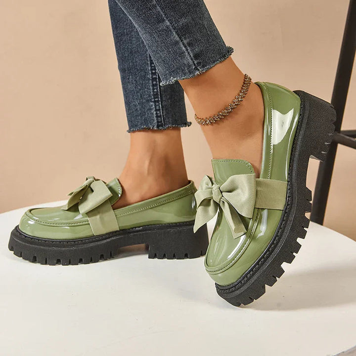 Batya - Elegantes Zapatos Antideslizantes Con Lazo