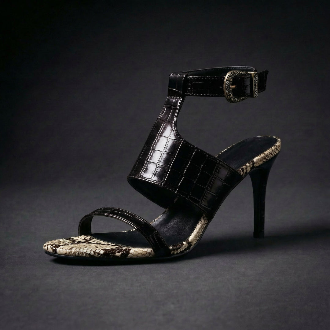 Lelani - Elegante Zapato De Tacón Con Correa Al Tobillo