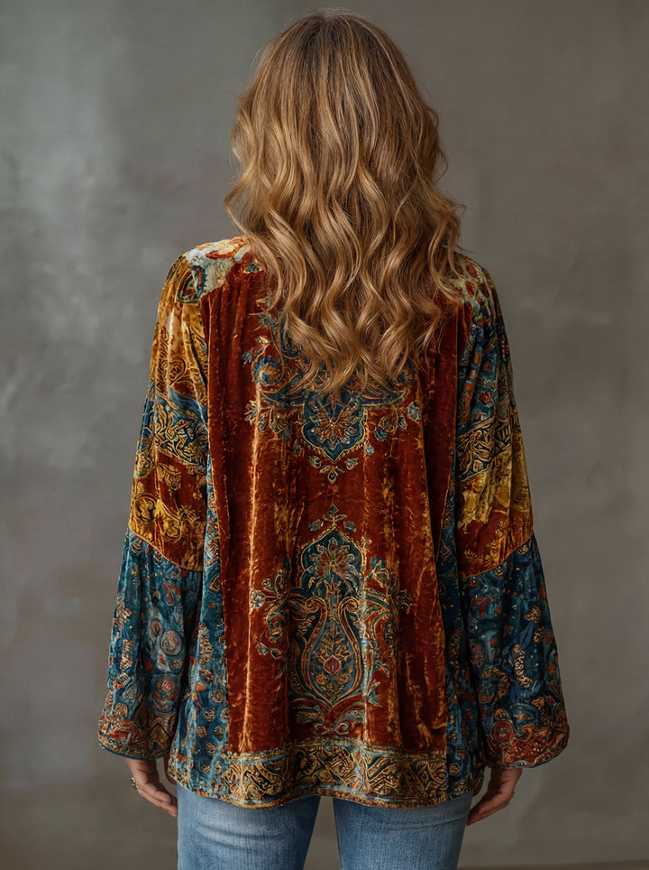 Elyska - Abrigo Kimono Estilo Boho