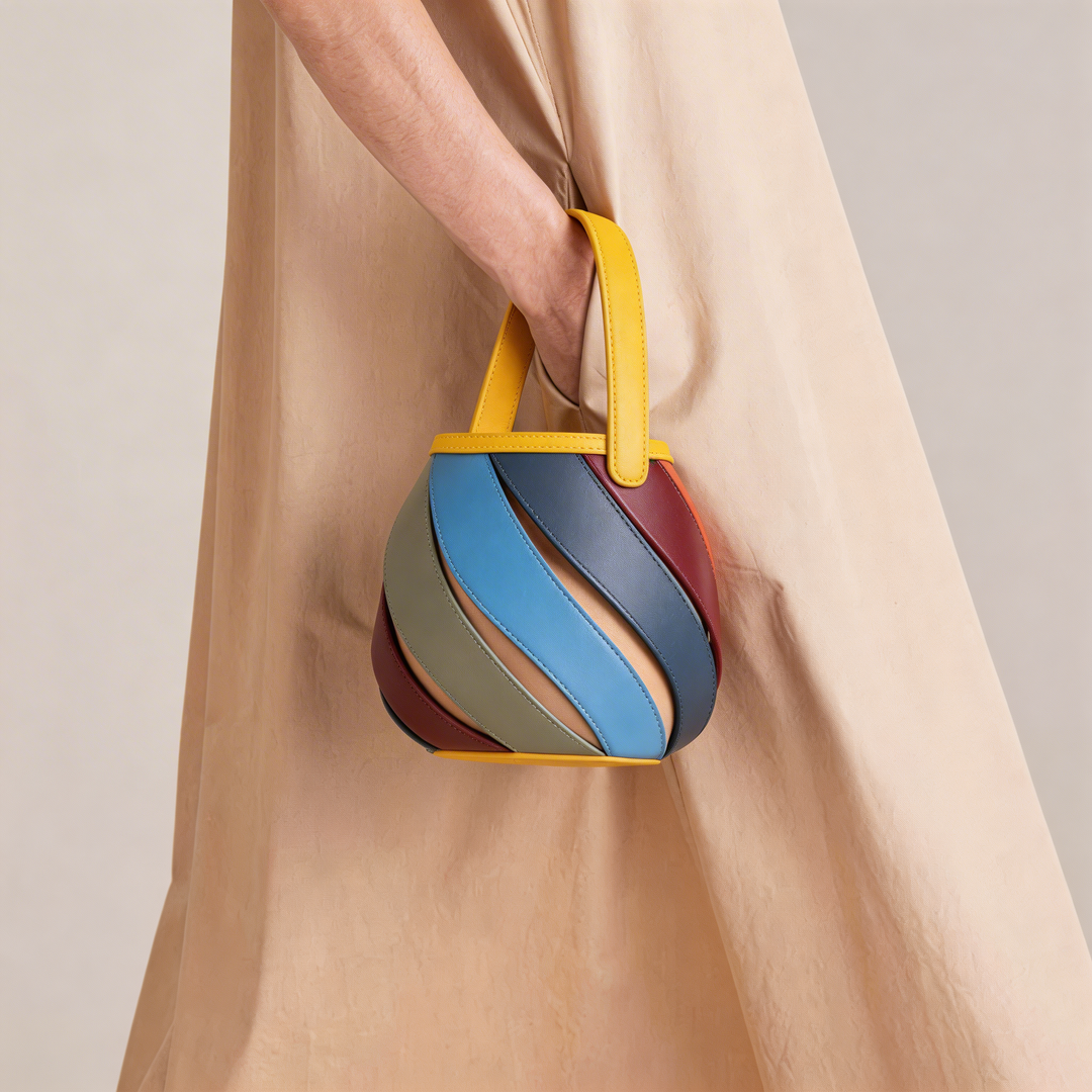 Perkins - Bolso Tipo Cubo Celeste