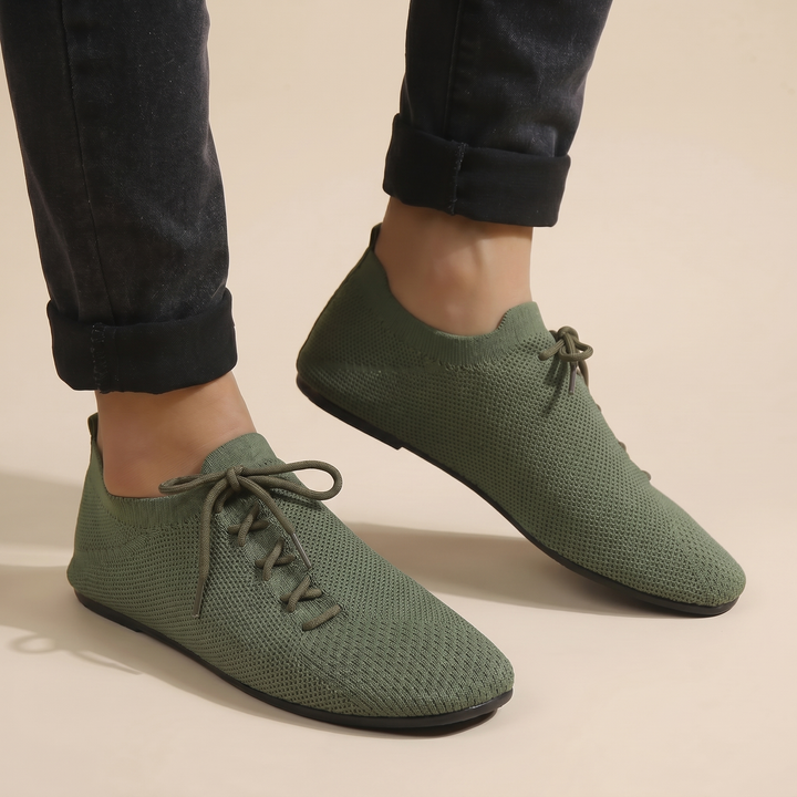 Denilson - Mocasines Ligeros De Punto Con Cordones