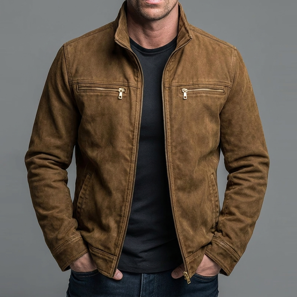 Narick - Chaqueta Vaquera Holgada Con Cremallera