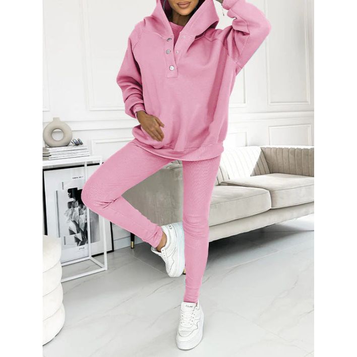 Ulyssa - 3 piezas Sudadera Con Capucha Establecer