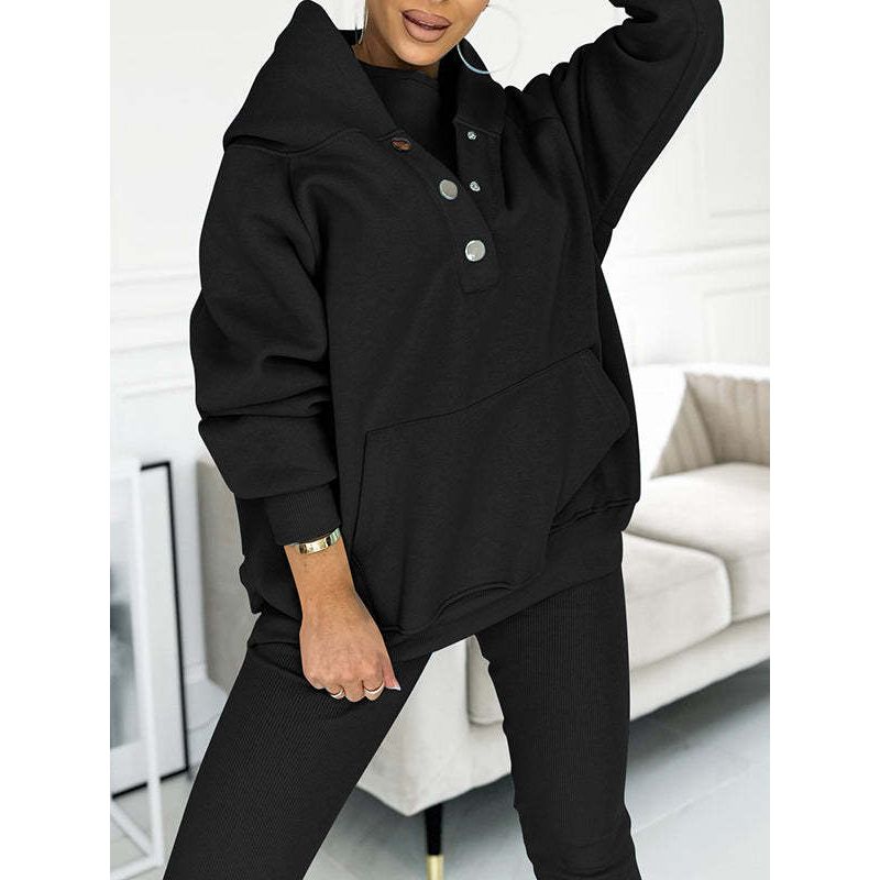 Ulyssa - 3 piezas Sudadera Con Capucha Establecer