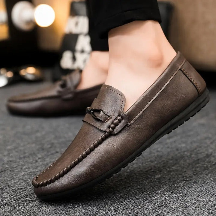 Dinko - Zapatos De Cuero Transpirables y Antideslizantes