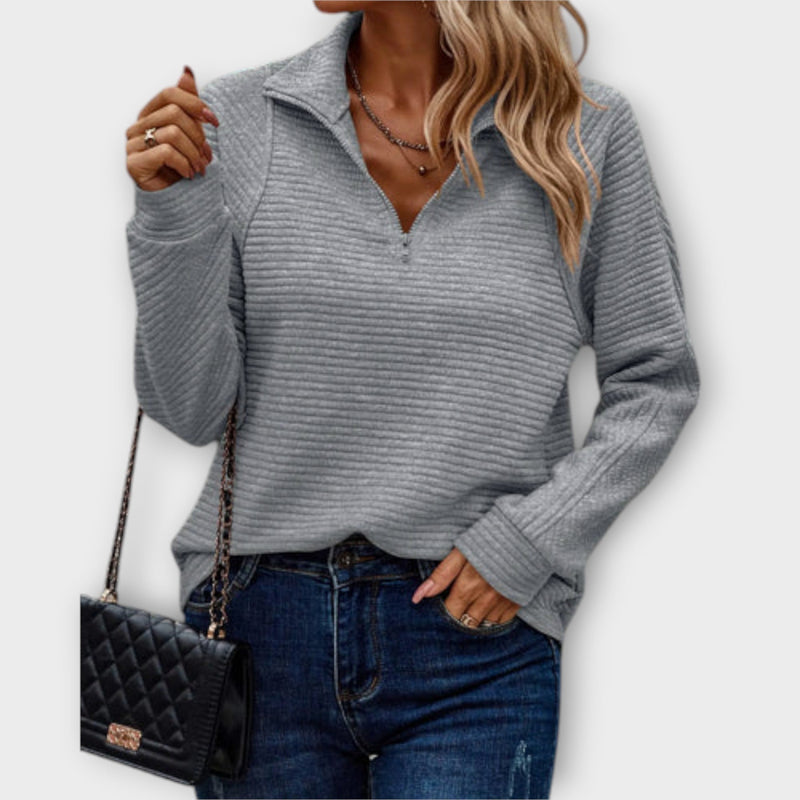 Romena - Jersey Con Cuello y Cremallera