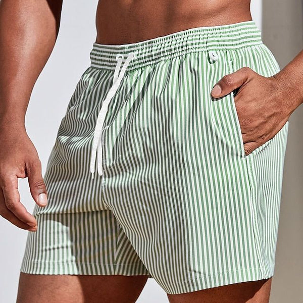 Nazif - Pantalones Cortos De Verano a Rayas