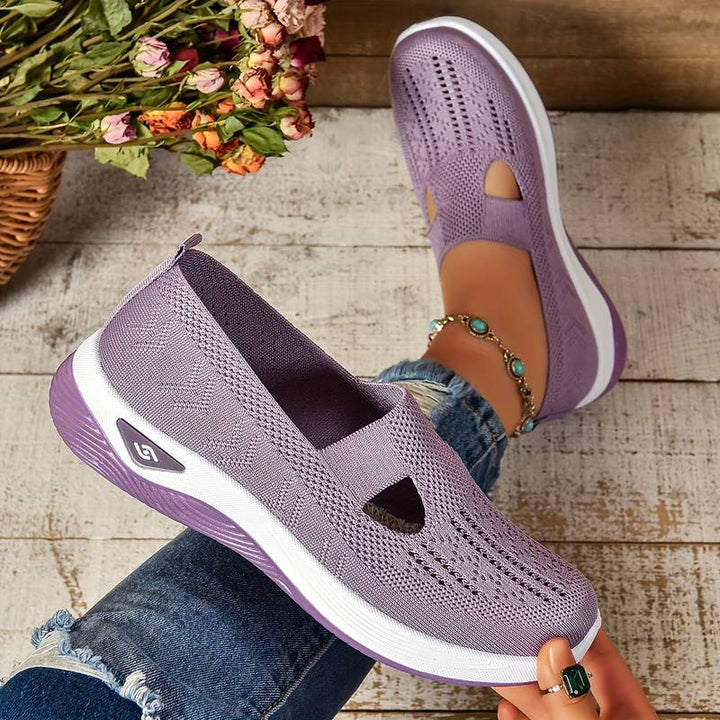 Haniya - Zapatillas Sin Cordones de Punto Transpirable