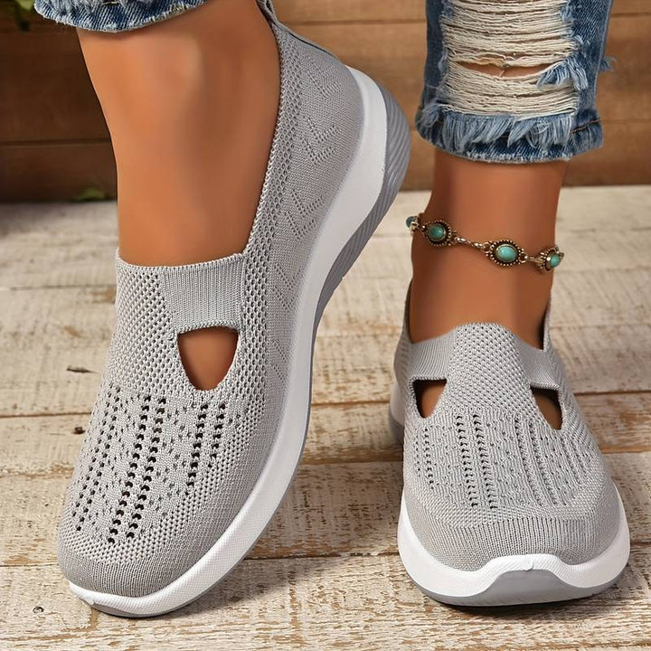 Haniya - Zapatillas Sin Cordones de Punto Transpirable