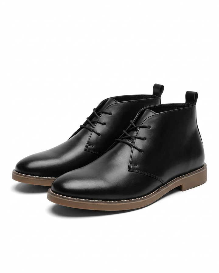 Mathyas - Botines Chukka de Piel Con Cordones