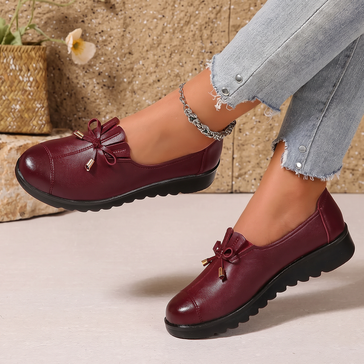 Chelina - Mocasines Con Suela De Cuña Gruesa