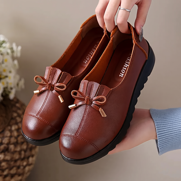 Chelina - Mocasines Con Suela De Cuña Gruesa