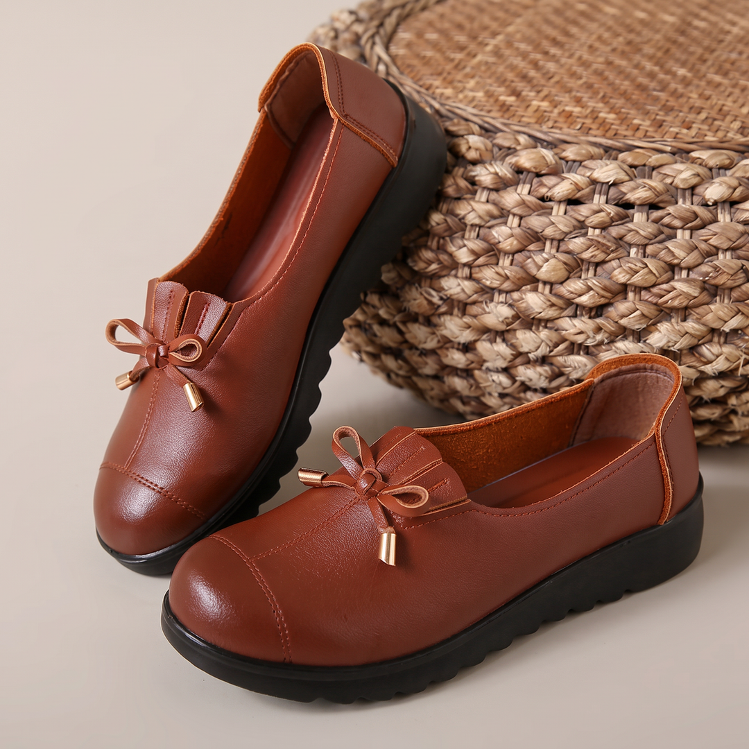 Chelina - Mocasines Con Suela De Cuña Gruesa