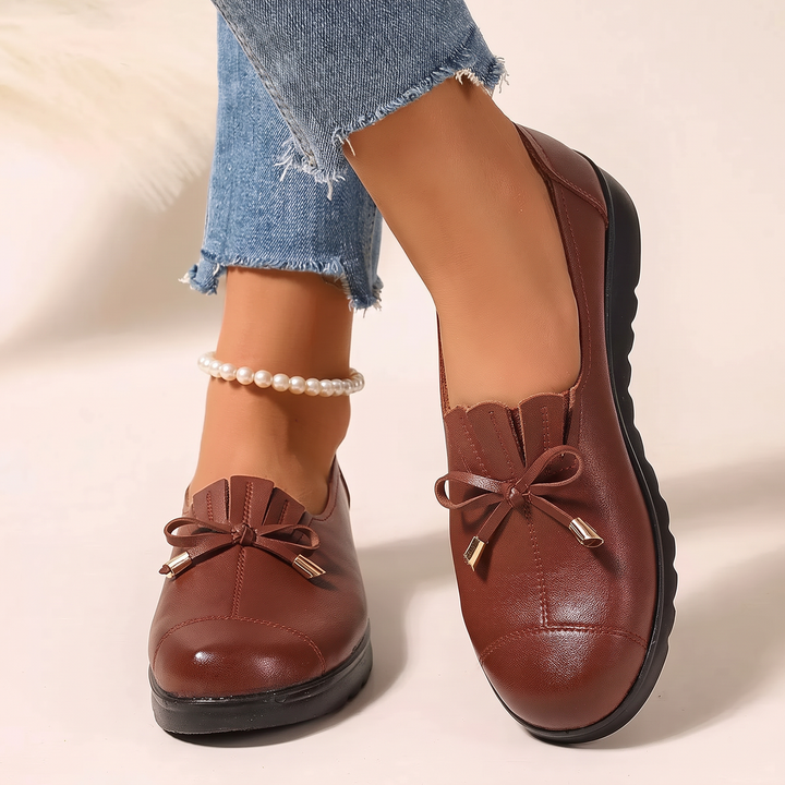 Chelina - Mocasines Con Suela De Cuña Gruesa