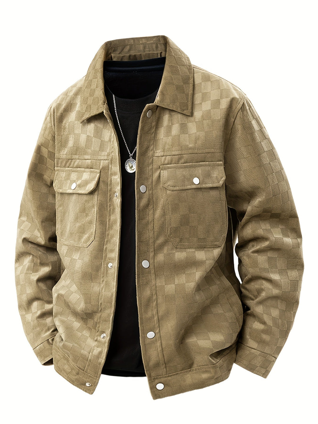 Shaviro - Chaqueta De Ante A Cuadros