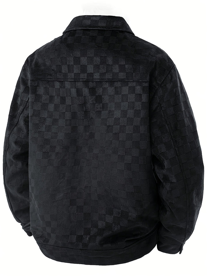 Shaviro - Chaqueta De Ante A Cuadros