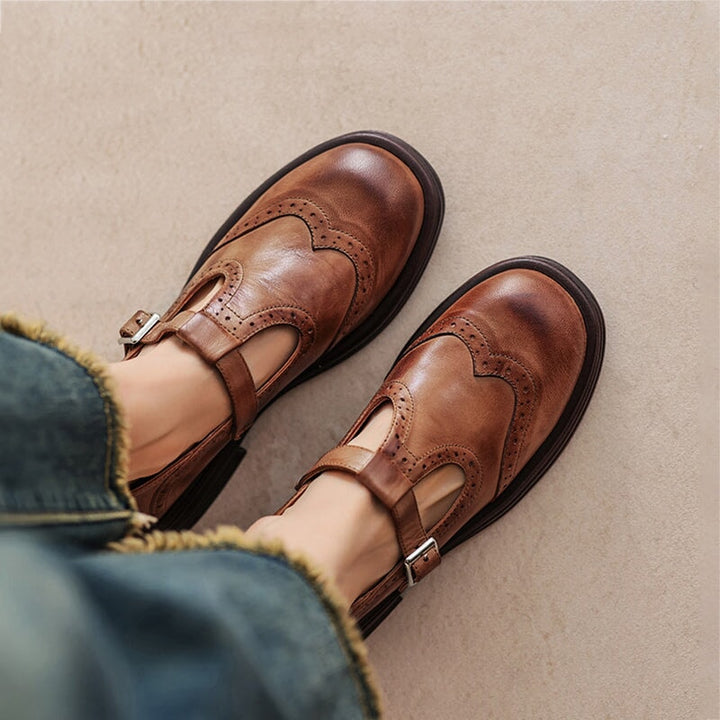 Zayana - Elegantes Zapatos De Cuero