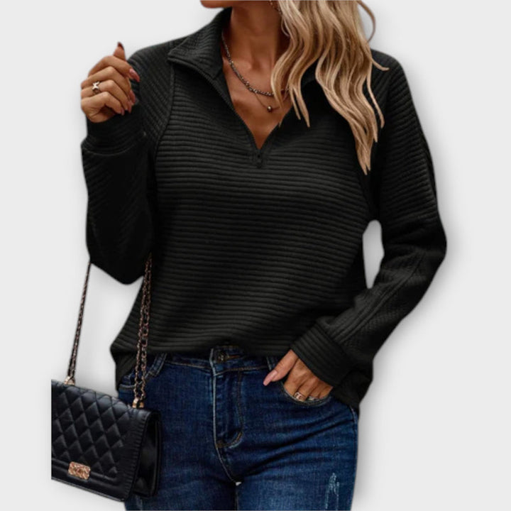 Romena - Jersey Con Cuello y Cremallera