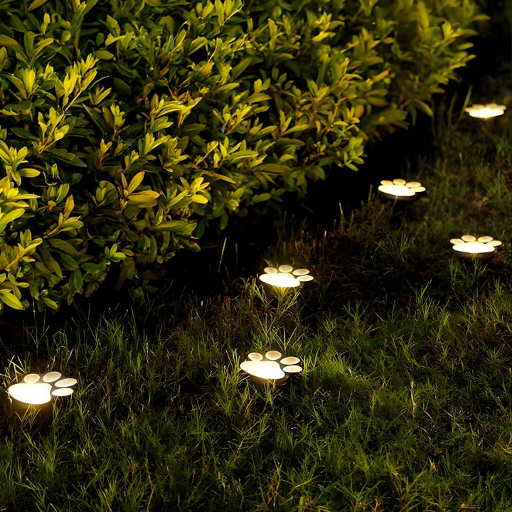PawGlow - Luz LED Solar para Exteriores Para el Jardín Luces para Patas