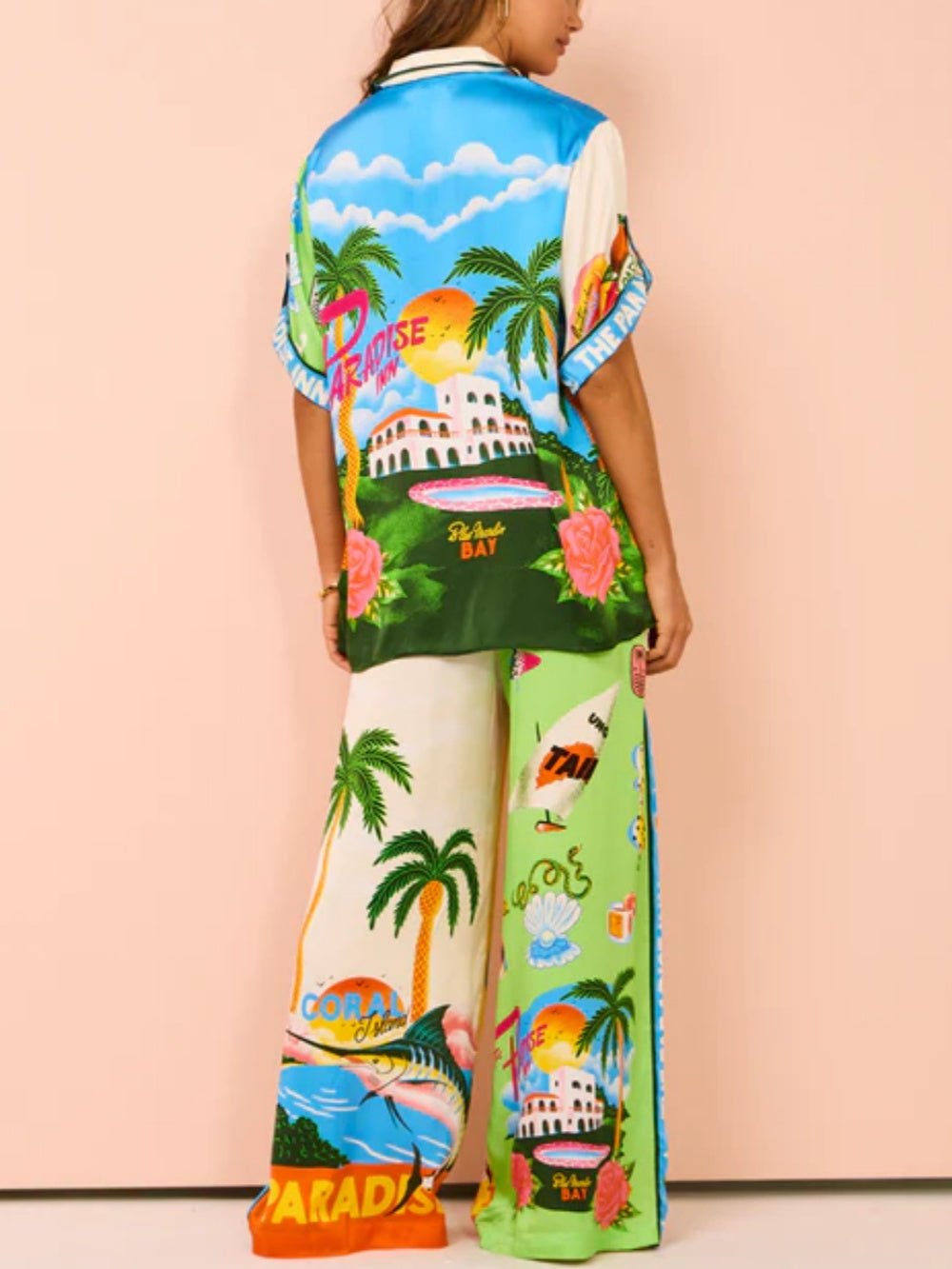 Renila - Conjunto Estampado «Estilo Veraniego En Playa Soleada»