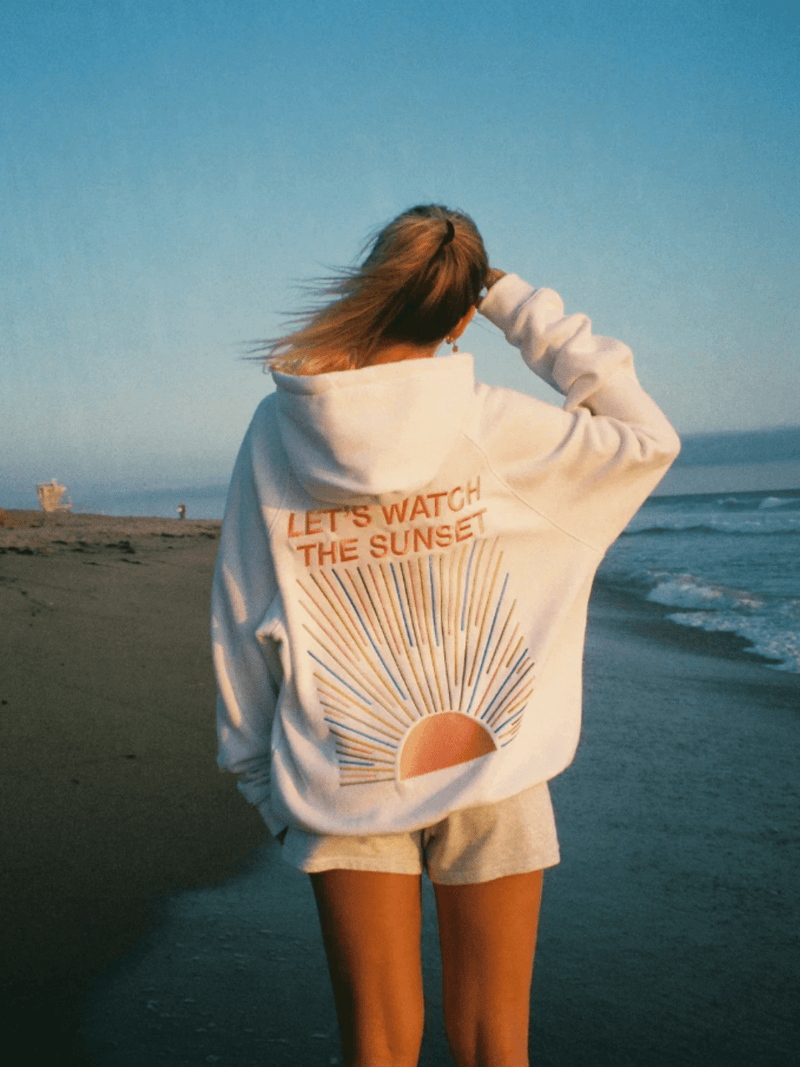 Norvile - Sudadera Con Capucha Sunset de Moda