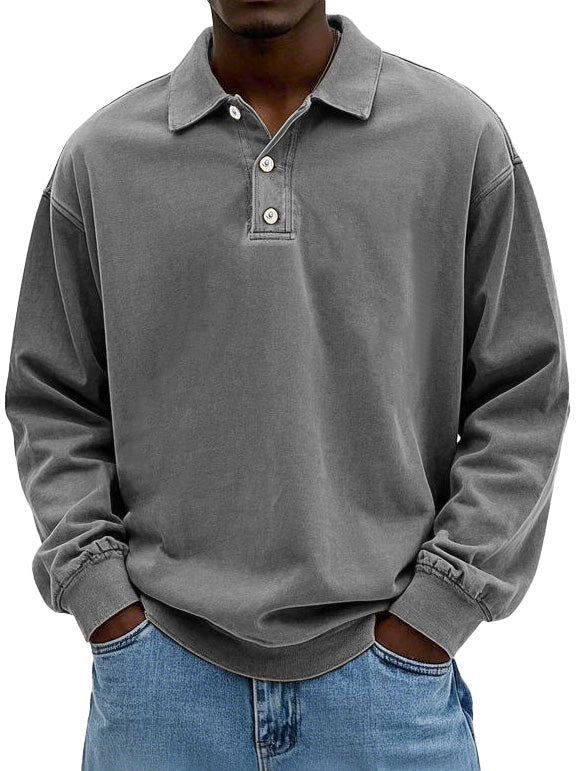 Johannes - Camisa Vintage de Manga Larga