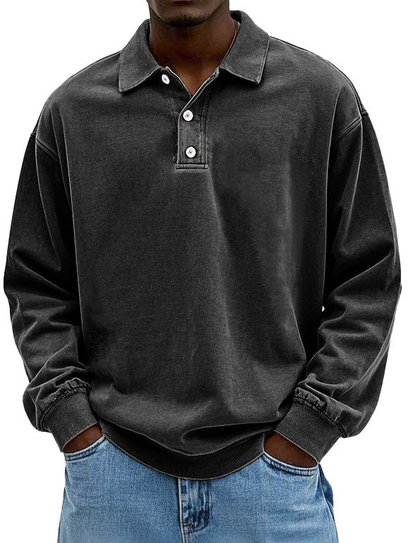 Johannes - Camisa Vintage de Manga Larga