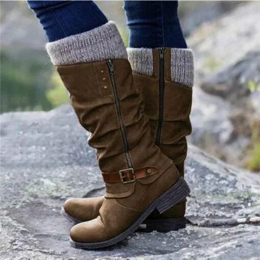 Zymara - Botines Con Cremallera Lateral