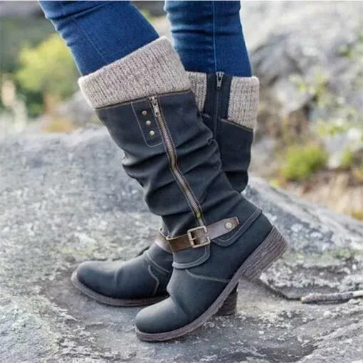 Zymara - Botines Con Cremallera Lateral