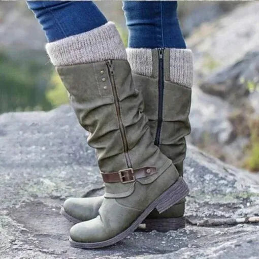 Zymara - Botines Con Cremallera Lateral