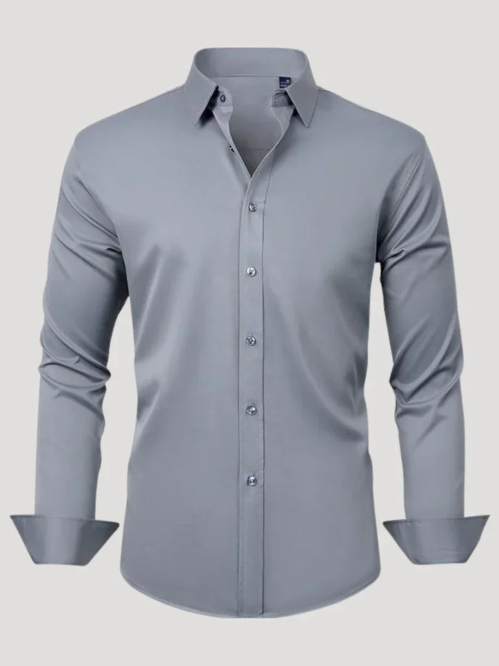 Bordon - Camisa Elástica Sin Planchar Con Botones