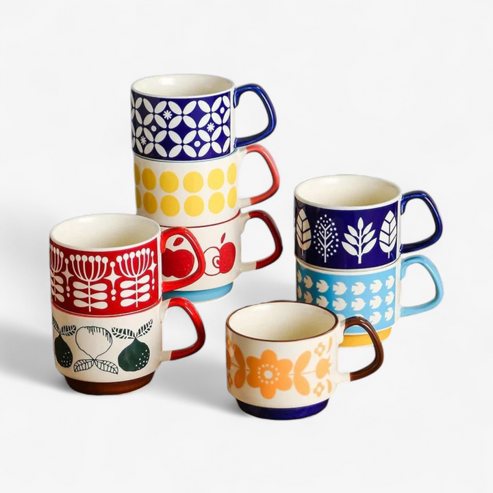 GeoSip - Tazas Taller Mediados Del Siglo
