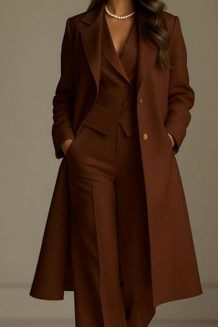 Nidia - Elegante Conjunto De Tres Piezas