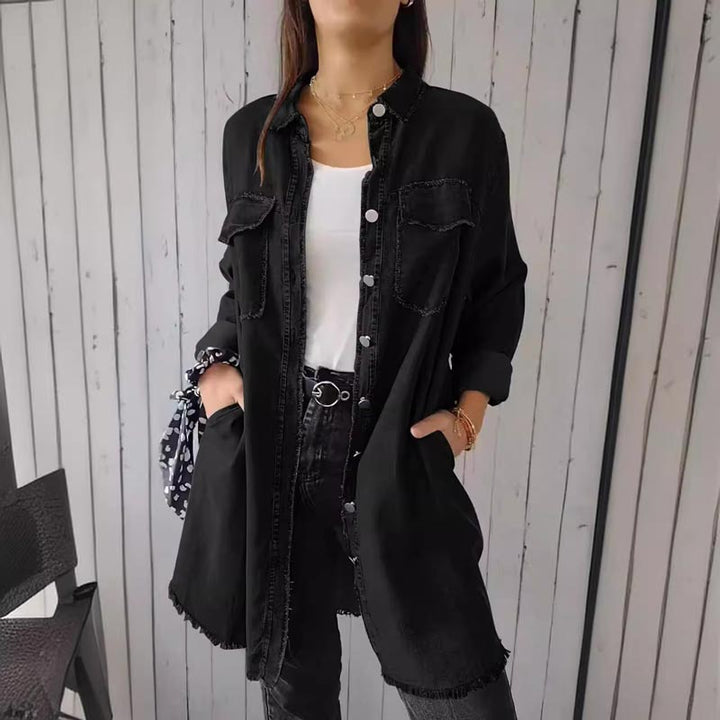 Christiane - Vestido Camisero Oversize de Denim