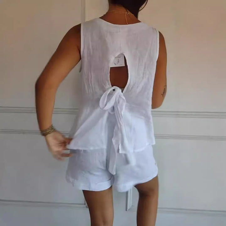 Maritza - Sin Mangas Arriba Con Cuello en V