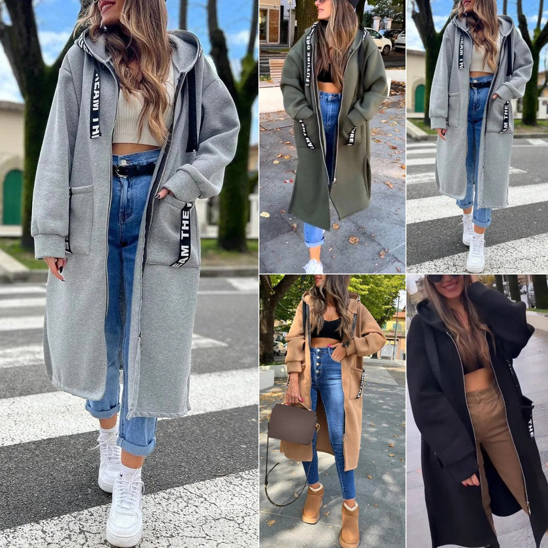 Aleixo - Elegante Sudadera Larga Con Capucha