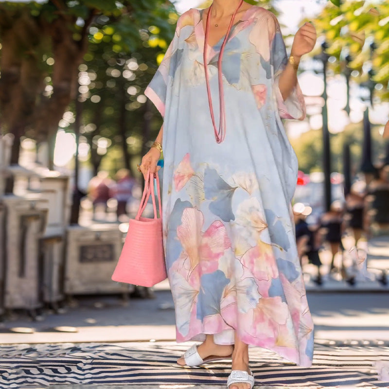 Gima - Vestido Floral De Manga Larga