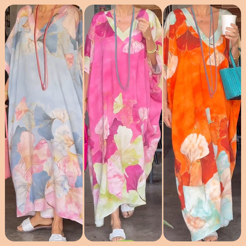 Gima - Vestido Floral De Manga Larga