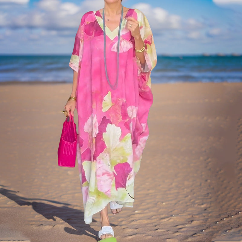 Gima - Vestido Floral De Manga Larga