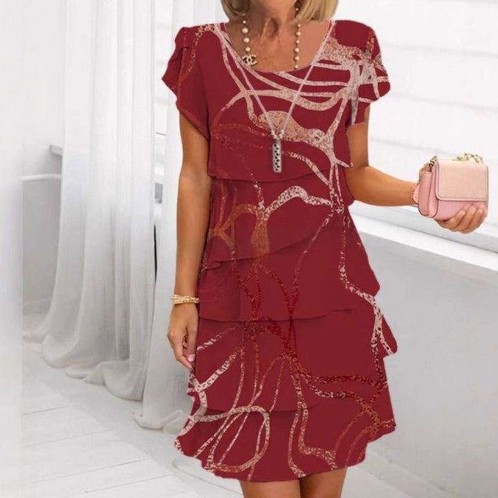 Gilava - Elegante Vestido Con Volantes