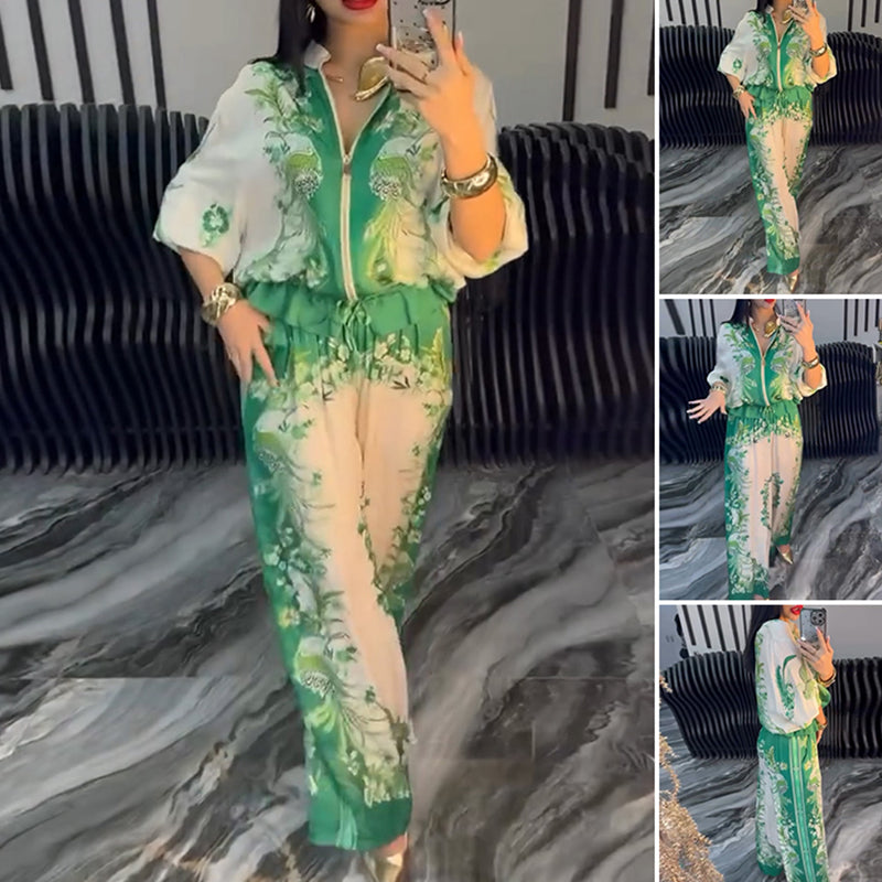 Sunmi - Elegante Conjunto De Dos Piezas Con Cremallera