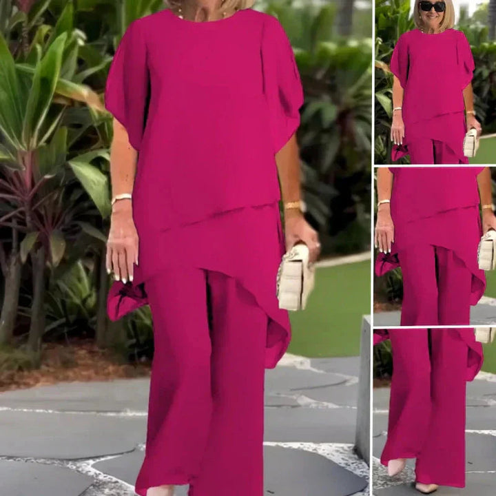 Lianah - Conjunto De Blusa y Pantalón Ancho