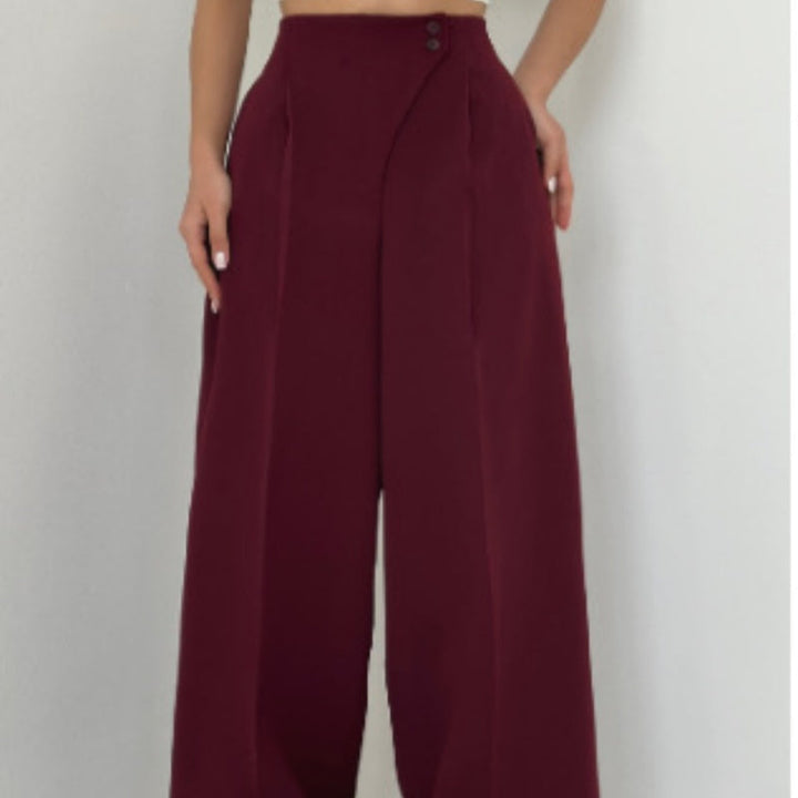 Mariani - Pantalones Anchos De Moda