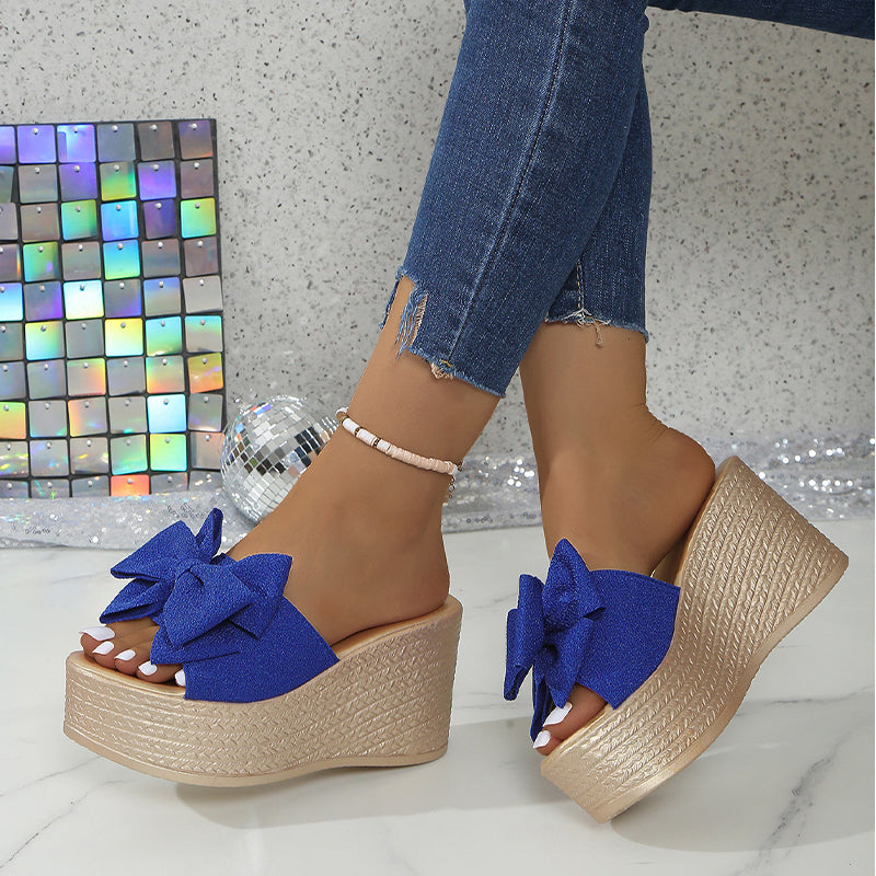 Sloane - Cómodas Zapatillas Con Lazo y Suela Gruesa